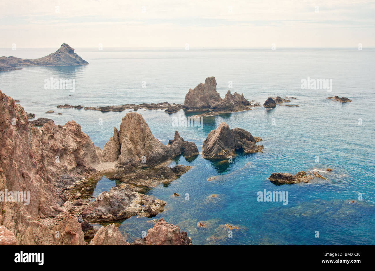 Nationalpark Cabo de Gata, Küste von Almeria, Andalusien Spanien Stockfoto