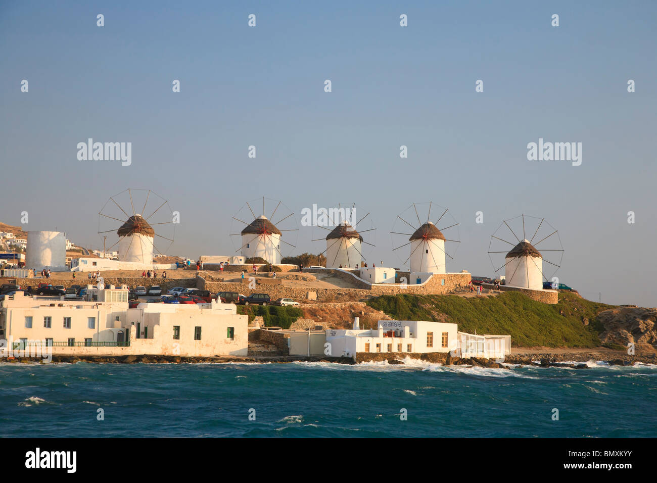 Griechenland, Kykladen, Mykonos, Mykonos-Stadt Stockfoto