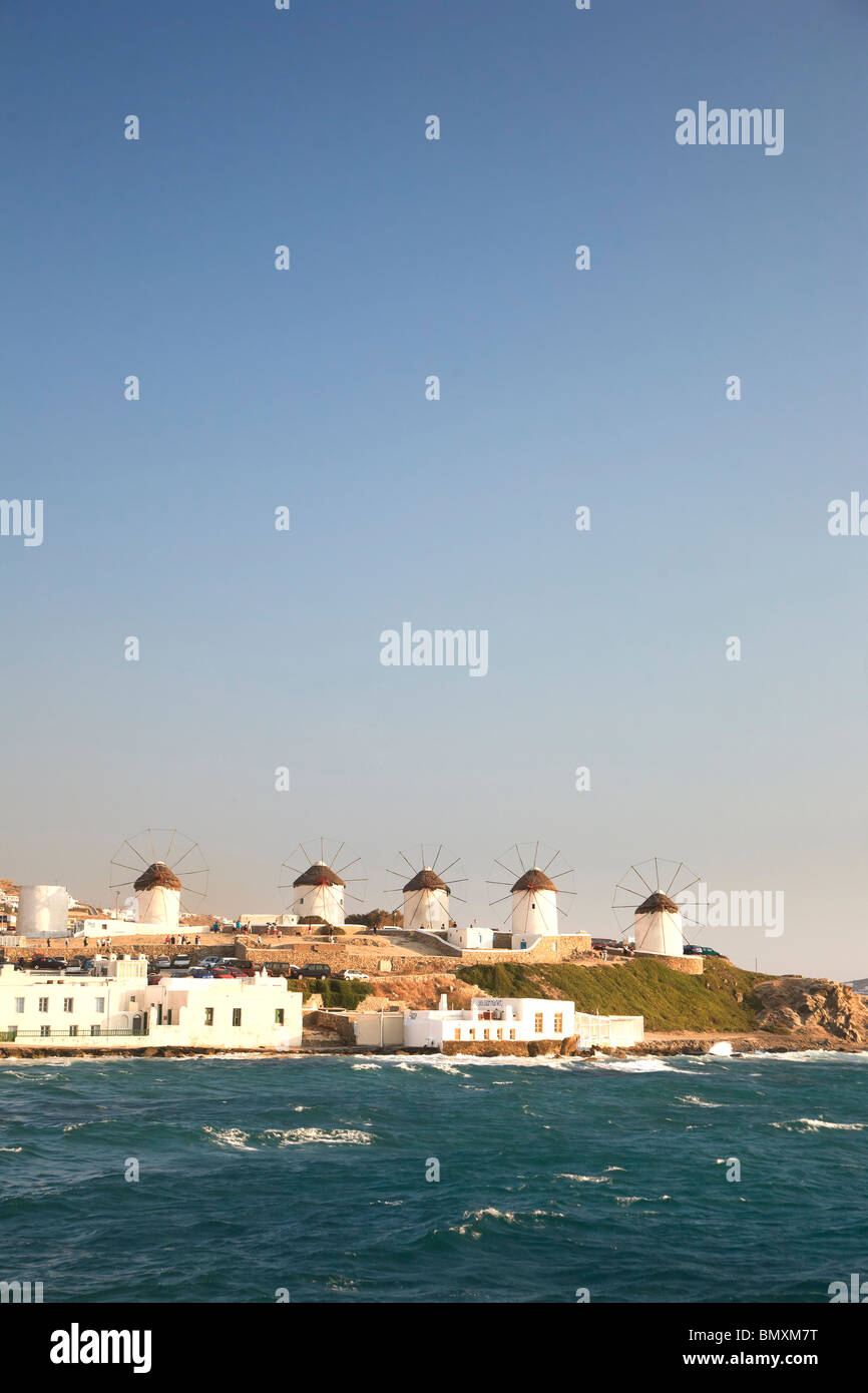 Griechenland, Kykladen, Mykonos, Mykonos-Stadt Stockfoto