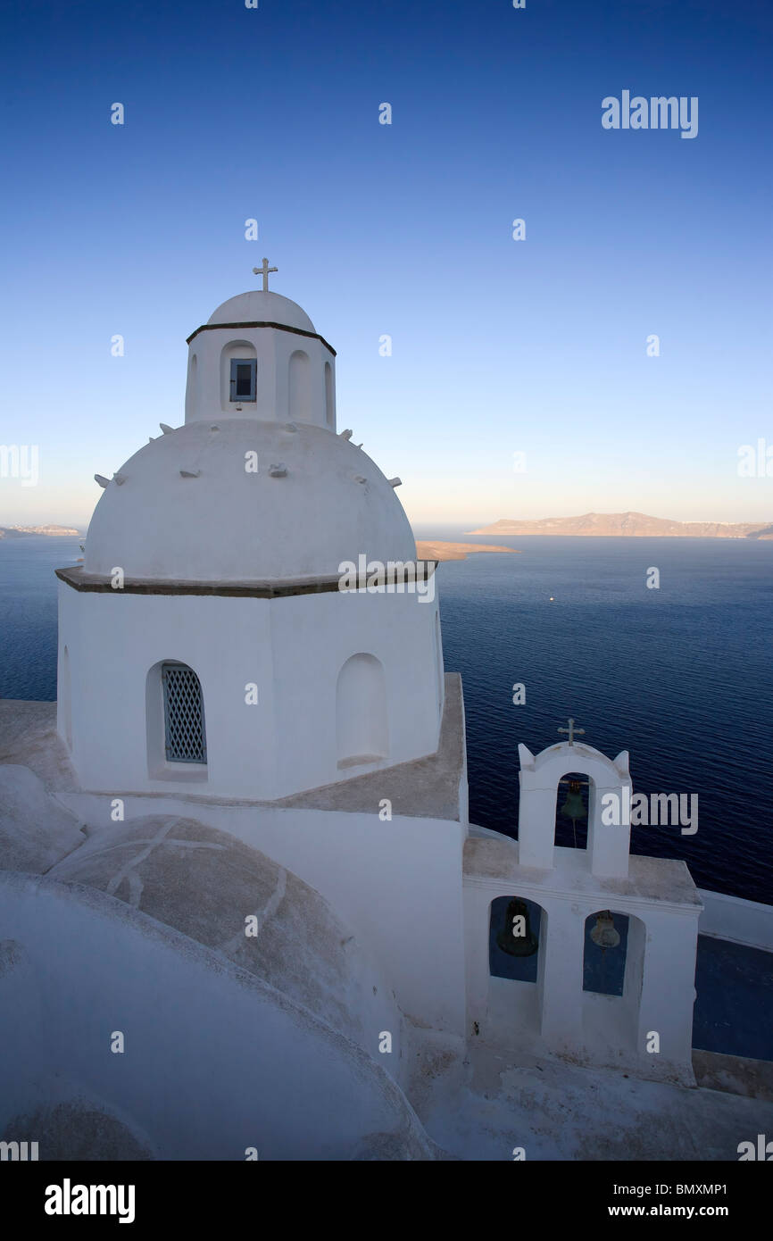 Griechenland, Kykladen, Santorini, Fira (Thira) Stockfoto