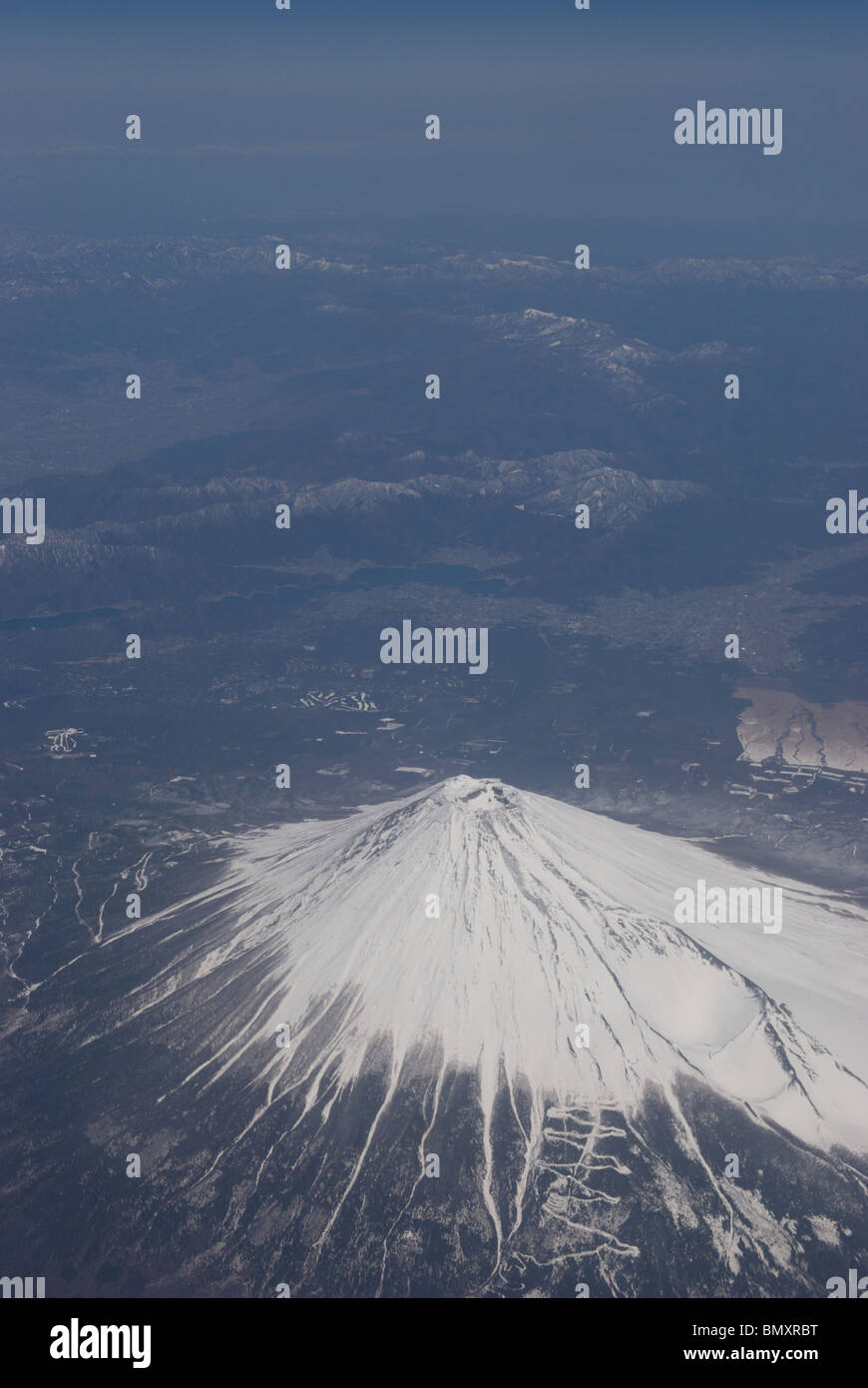 Japan - an der Spitze des Mount Fuji (Fuji-San) Stockfoto