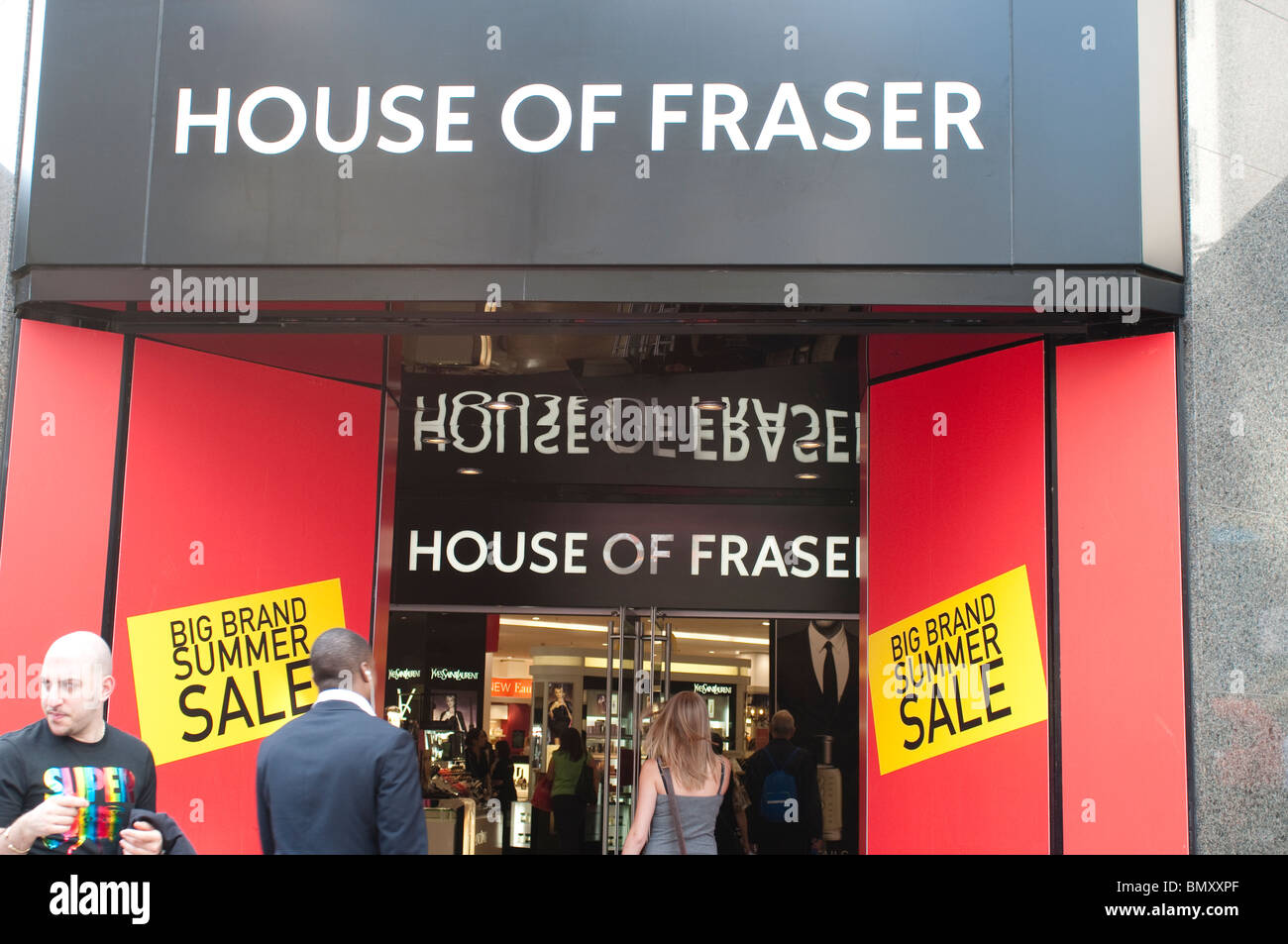House of Fraser Shop auf Oxford Straße, London, UK Stockfoto