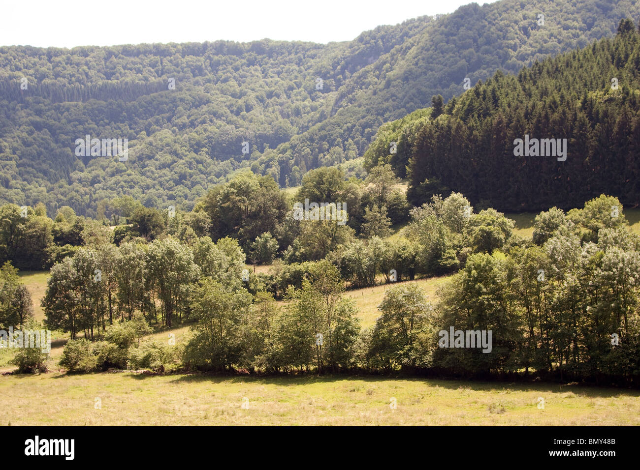 Landschaftsformen Mit Bergen Und Steilhängen
