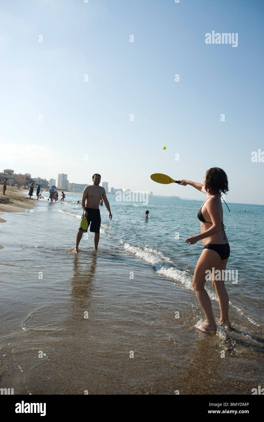 La Manga del Mar Menor Strand CARTAGENA Murcia Region Spanien Stockfoto