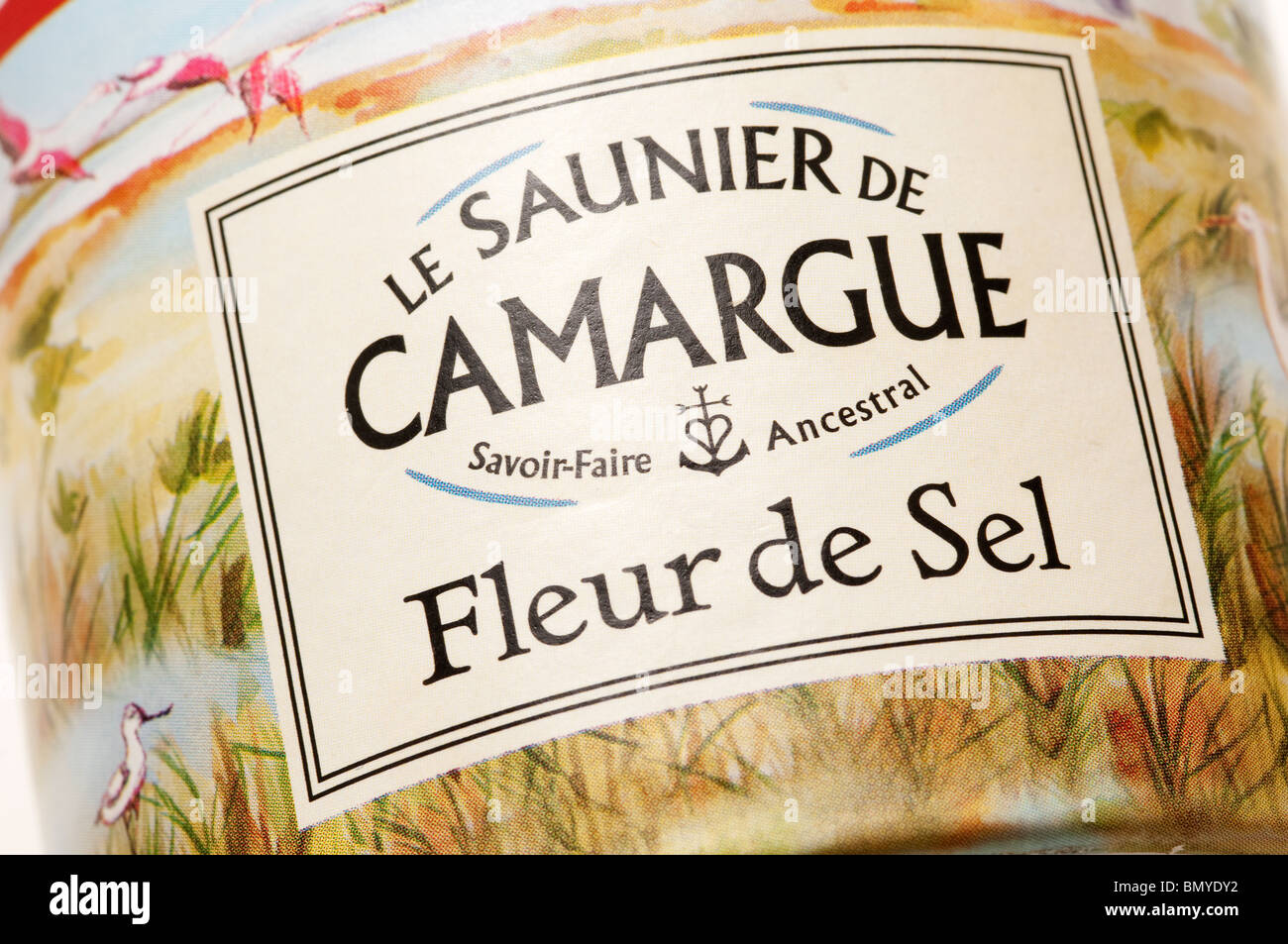 Salz aus der Camargue-Region im Süden Frankreichs Stockfoto