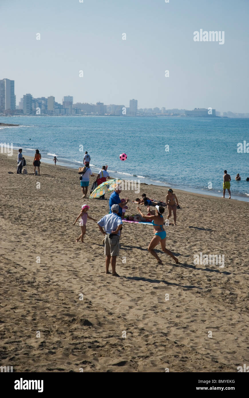 La Manga del Mar Menor Strand CARTAGENA Murcia Region Spanien Stockfoto