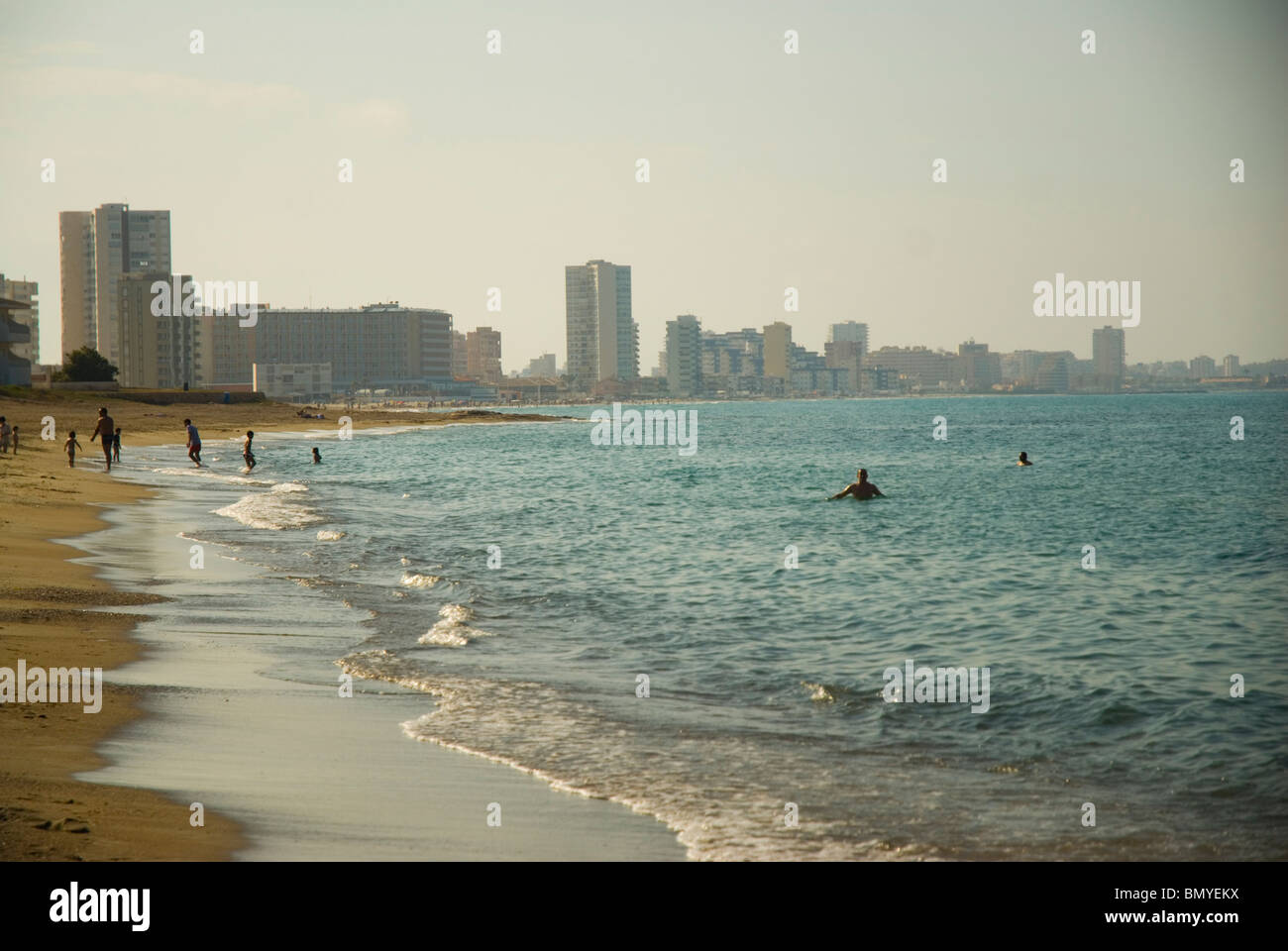 La Manga del Mar Menor Strand CARTAGENA Murcia Region Spanien Stockfoto