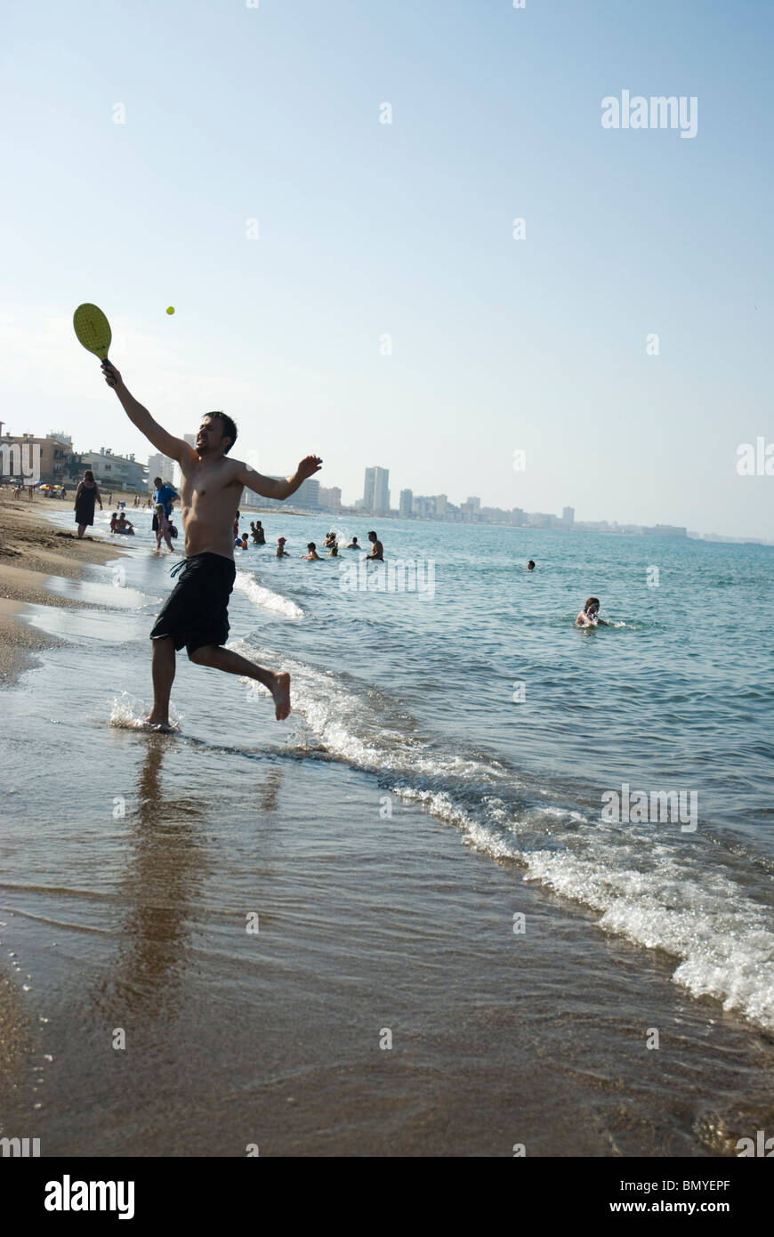 La Manga del Mar Menor Strand CARTAGENA Murcia Region Spanien Stockfoto