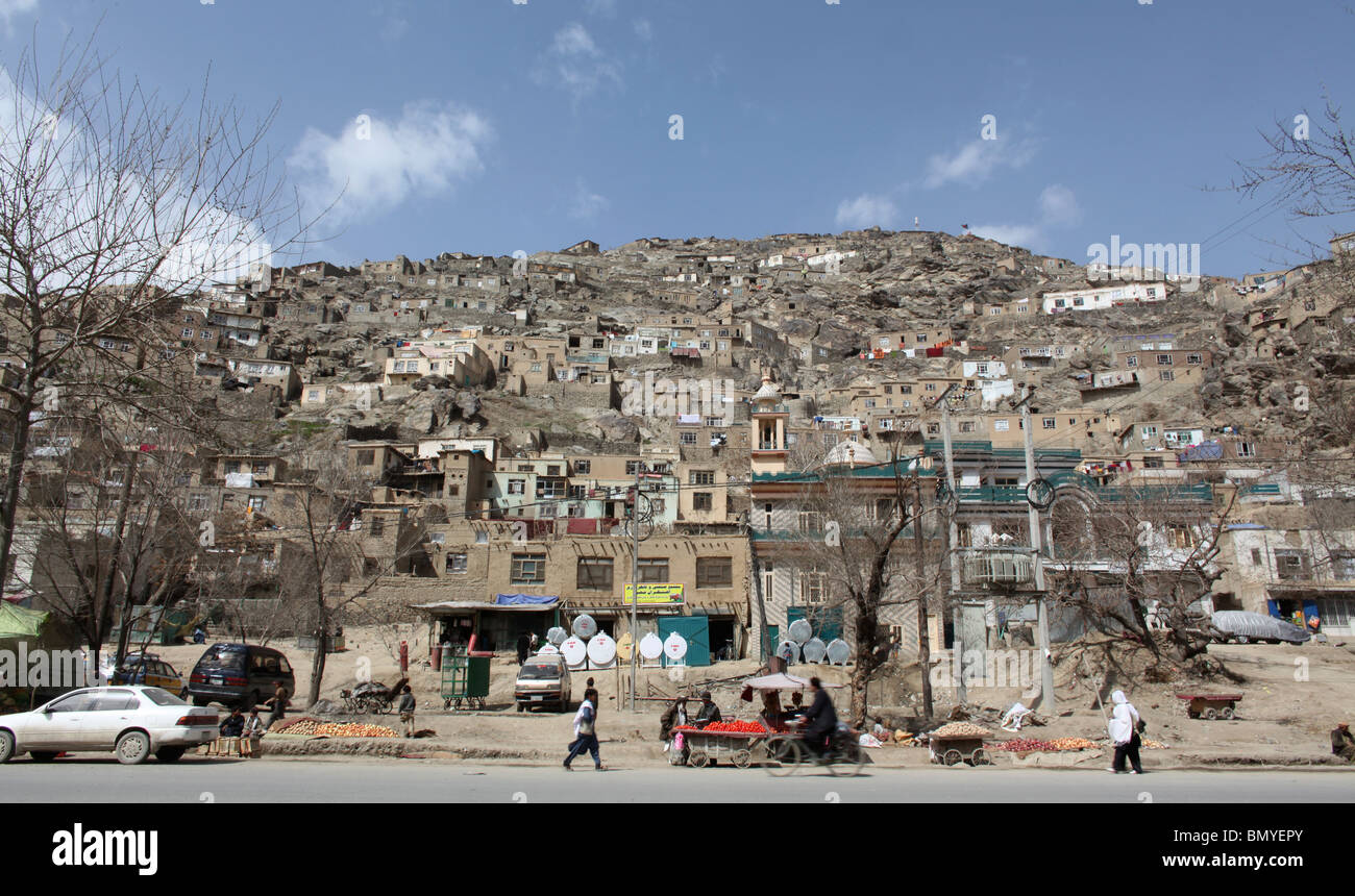 Bereich in Kabul, Afghanistan Stockfoto