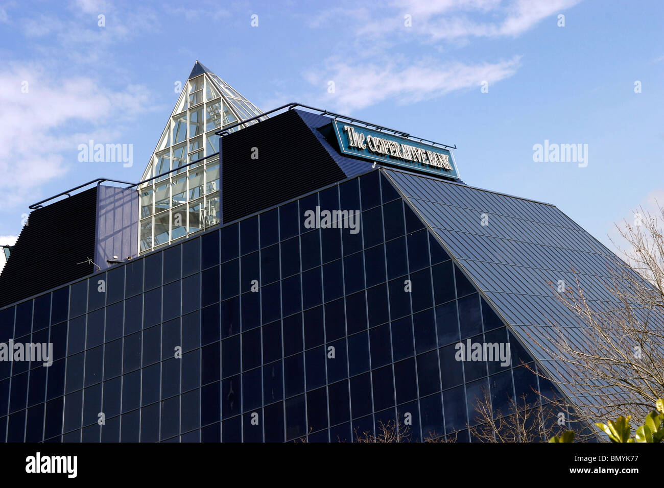 England, Cheshire, Stockport, Co-Operative Bank Pyramide, detail Stockfoto