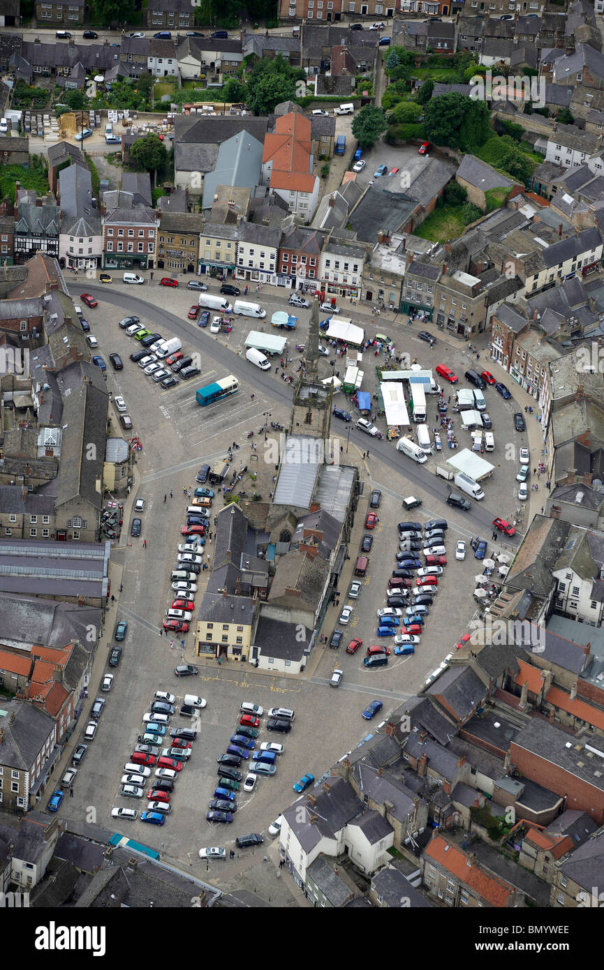 Marktplatz, Richmond, North Yorkshire, Nordengland Stockfoto