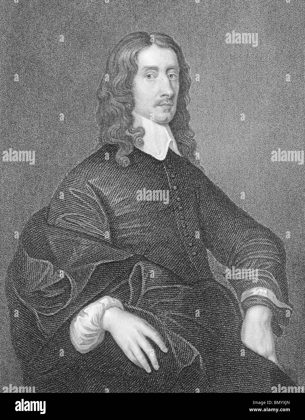 John Selden (1584-1654) auf Gravur aus den 1800er Jahren. Englischer Jurist, Gelehrter und Universalgelehrter. Stockfoto