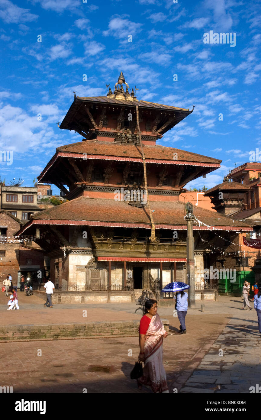 Bhimsen Tempel am Durbar Square, Patan, Nepal Stockfoto