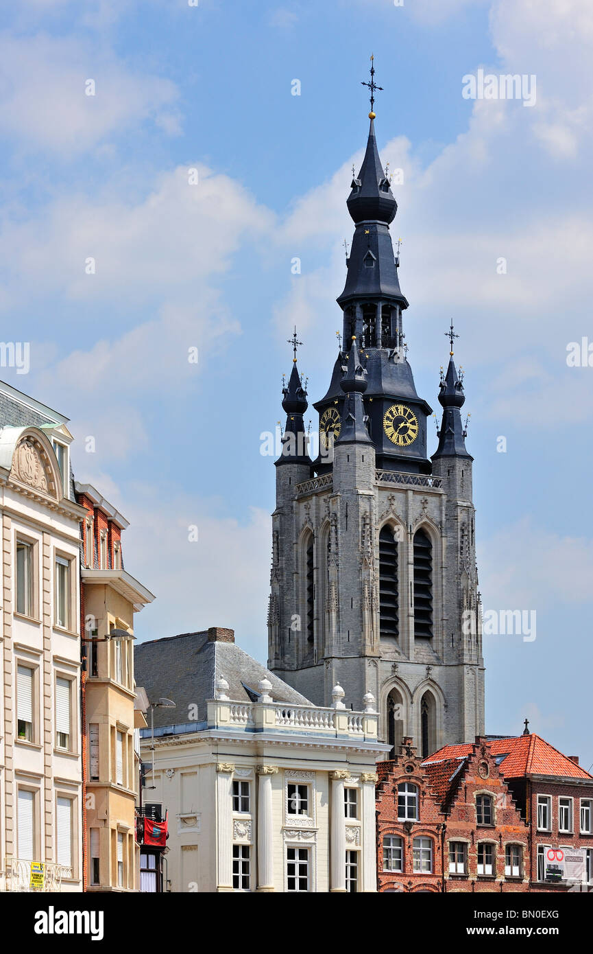 Die Kirche Saint-Martin in Kortrijk, Belgien Stockfoto