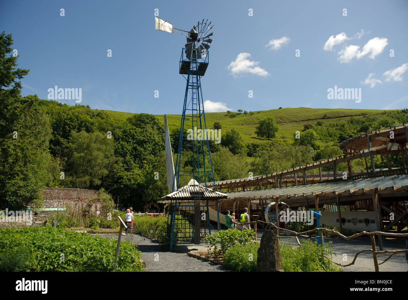 Das Zentrum für Alternative Technologie, Machynlleth, Powys Wales UK Stockfoto