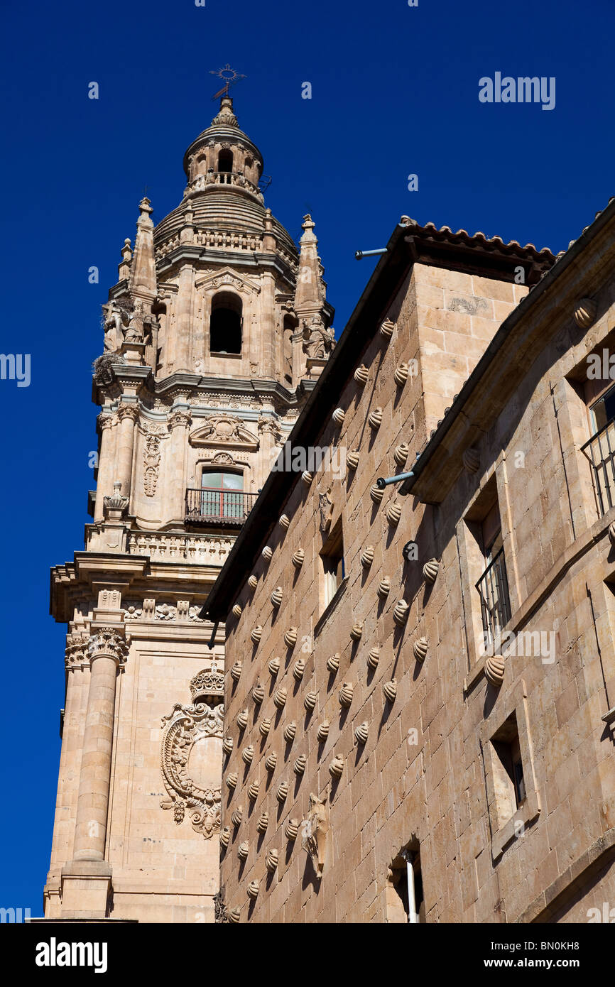 Haus der Muscheln, Salamanca, Castilla y Leon, Spanien Stockfoto