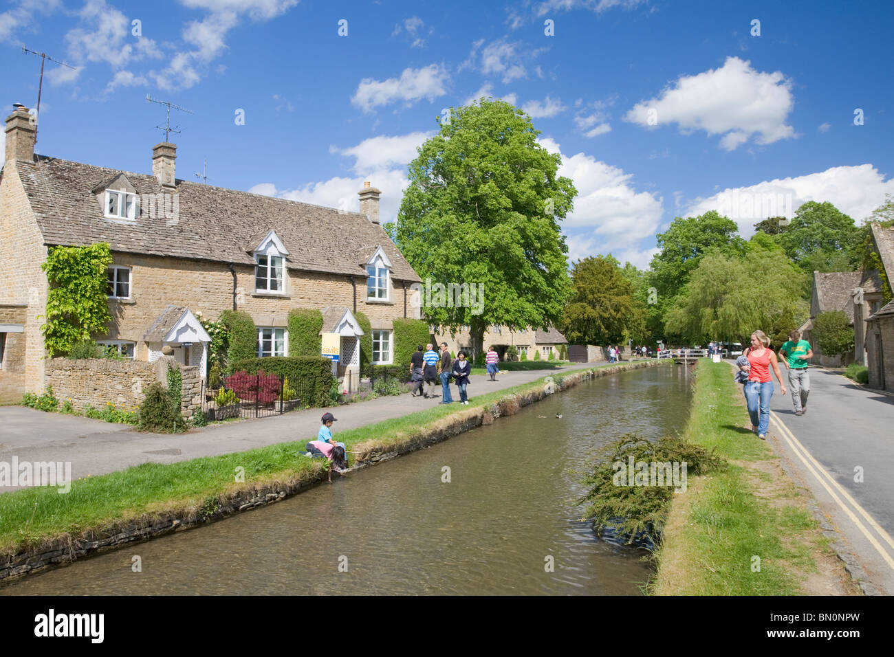 Untere Schlachtung Dorf, Gloucestershire Stockfoto