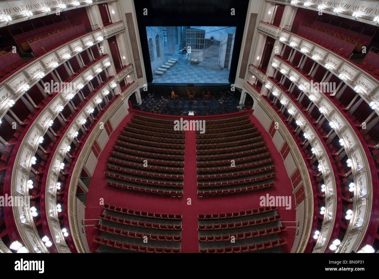 Audimax der Wiener Staatsoper, Wien, Österreich Stockfoto