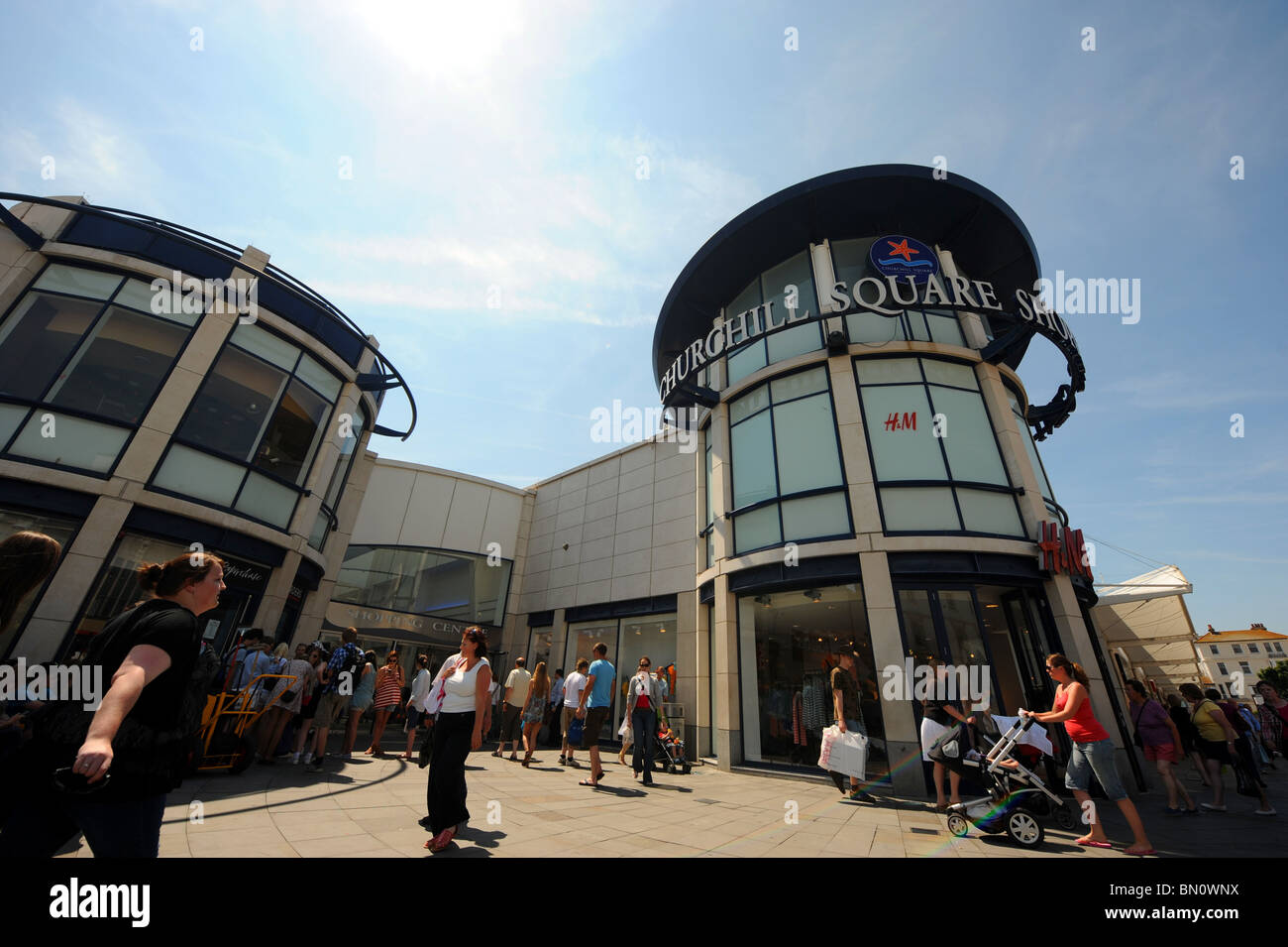Churchill Square Shopping Centre in Brighton UK Stockfoto