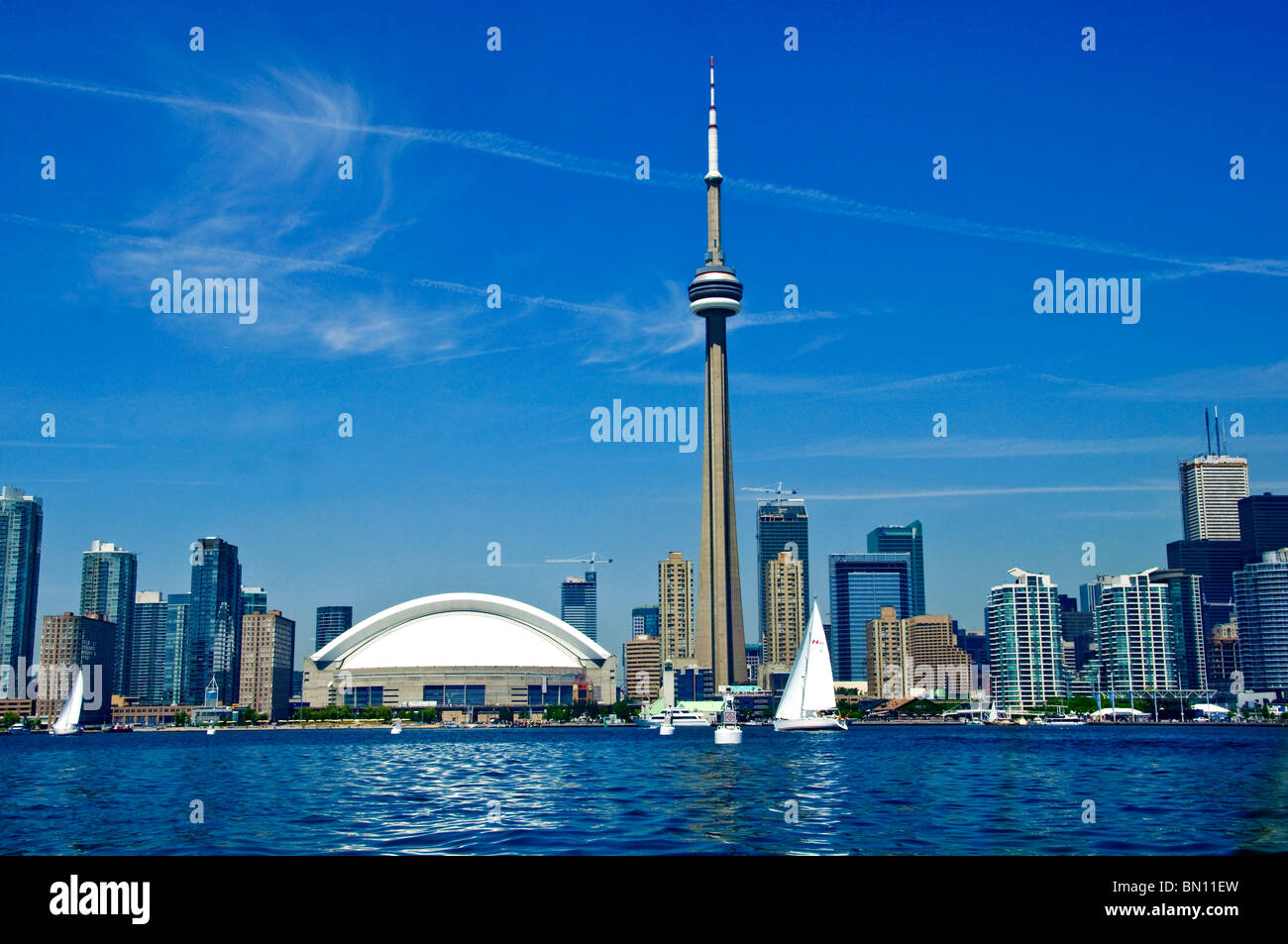 Skyline von Toronto und waterfront Stockfoto