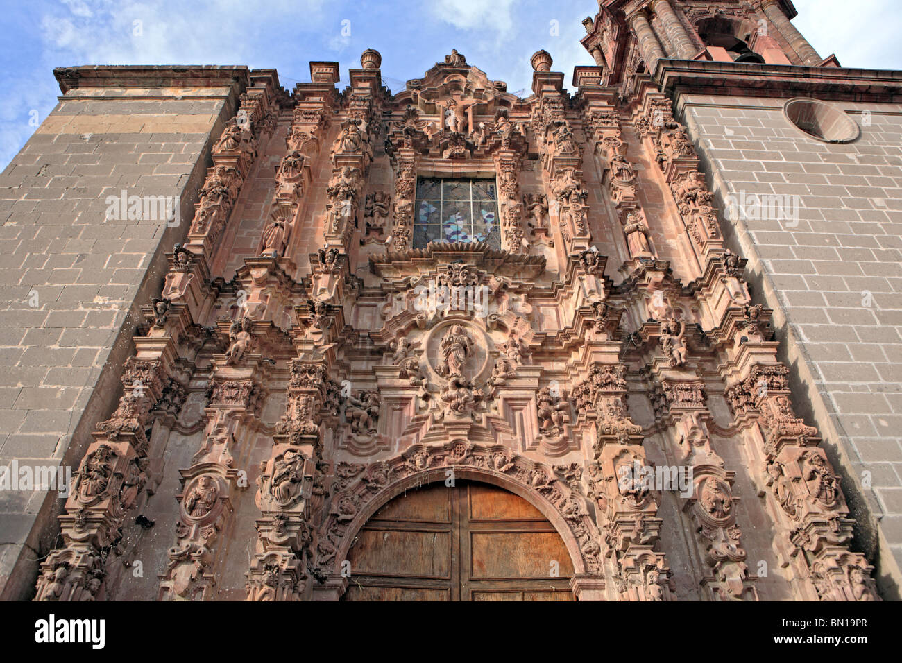 San Francisco Kirche (1799), San Miguel de Allende, Staat Guanajuato, Mexiko Stockfoto