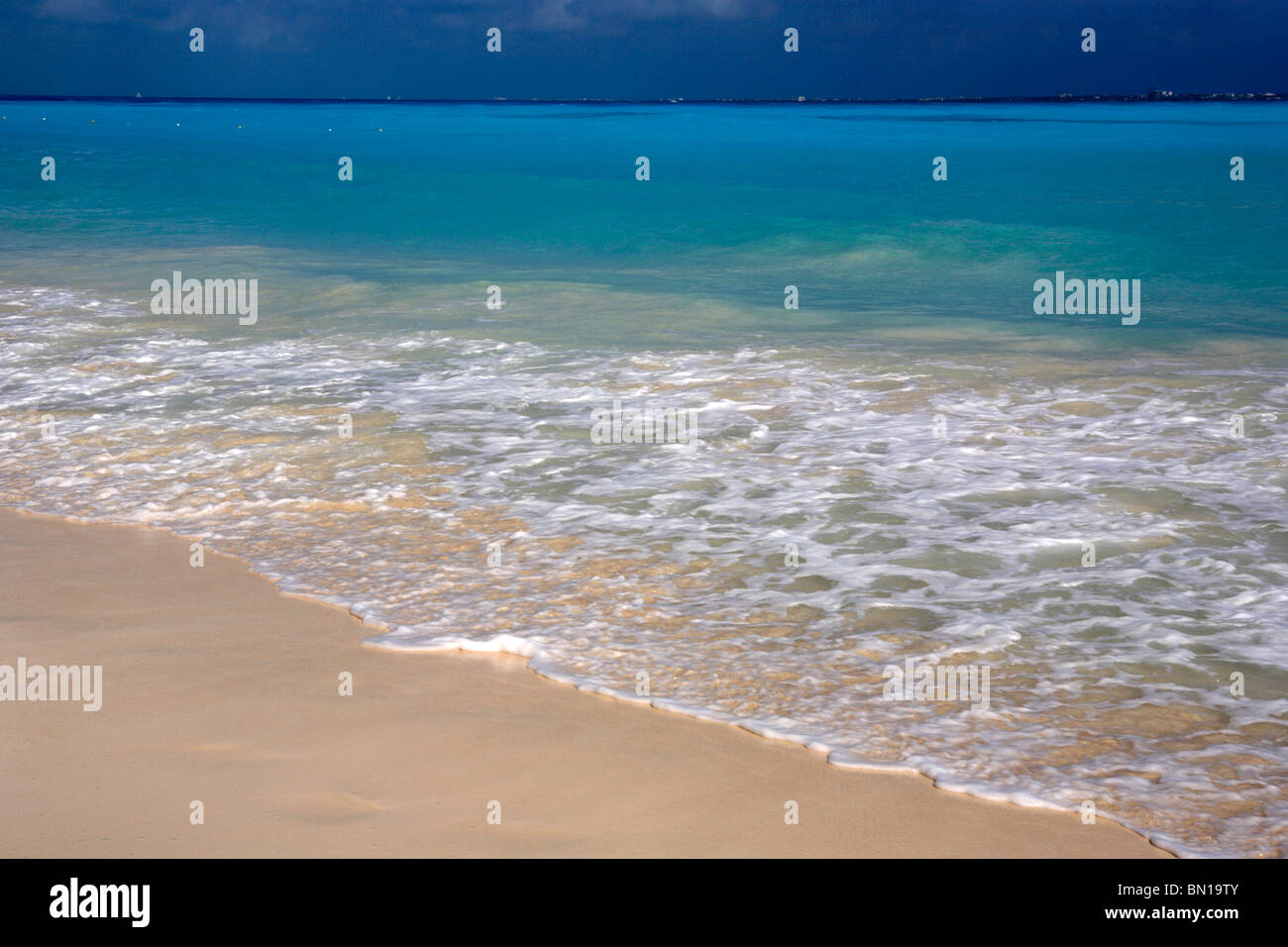 Meeresstrand, Cancún, Quintana Roo Zustand, Mexiko Stockfoto