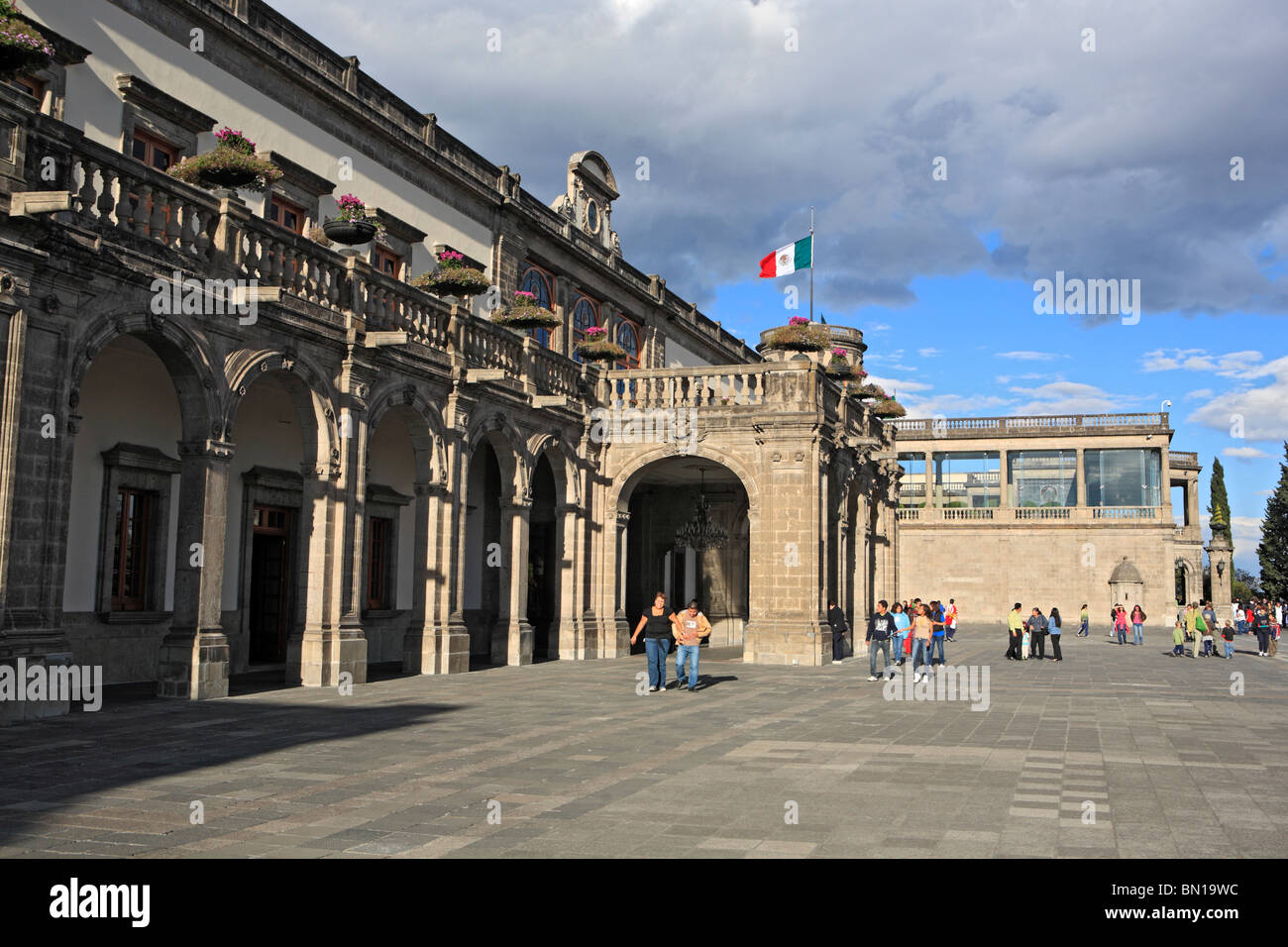 Schloss Chapultepec, Mexiko-Stadt, Mexiko Stockfoto