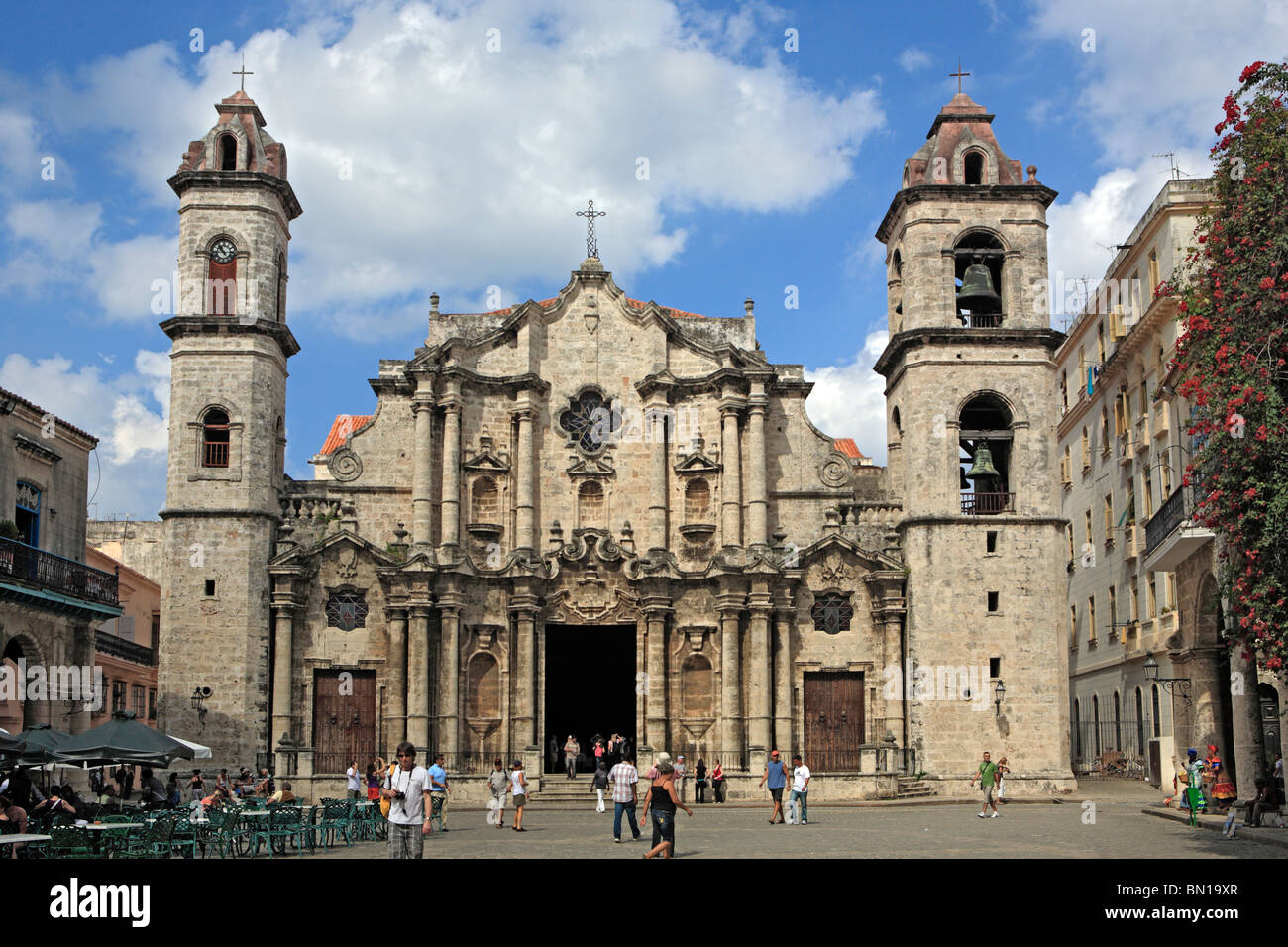Kathedrale von San Cristobal (1777), Havanna, Kuba Stockfoto