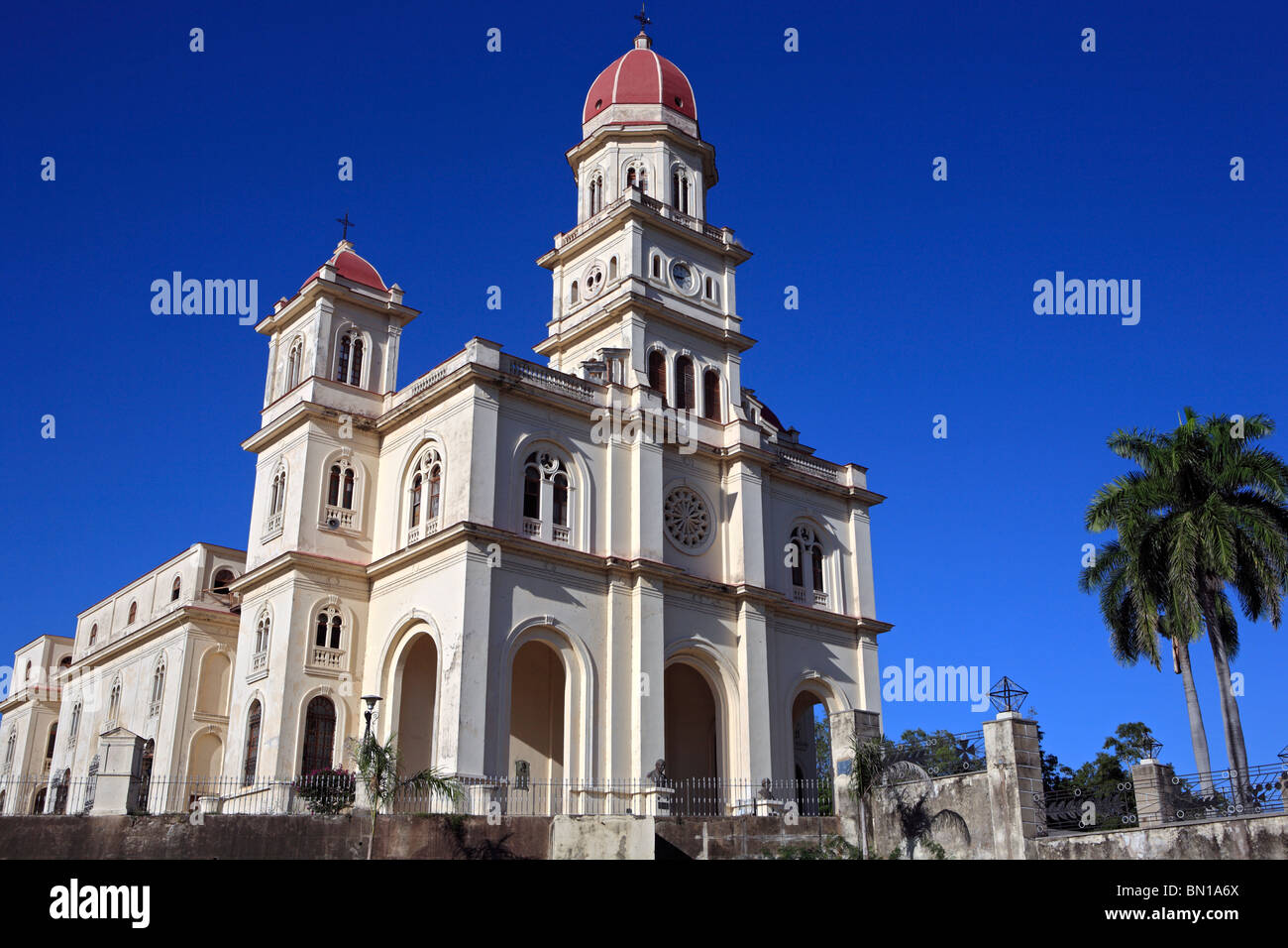 Basilica De La Virgen De La Caridad del Cobre (1920-1927), Cobre, in der Nähe von Santiago De Cuba, Kuba Stockfoto