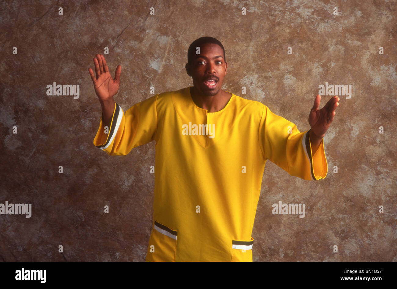 Afrikanische amerikanische Erzähler Porträt Stockfoto