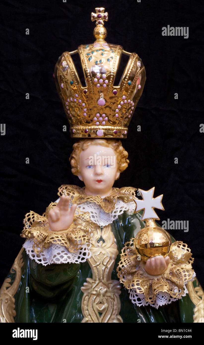 Infant Jesus von Prag-Das Prager Jesuskind - El Niño Jesus de Praga, Prag Stockfoto