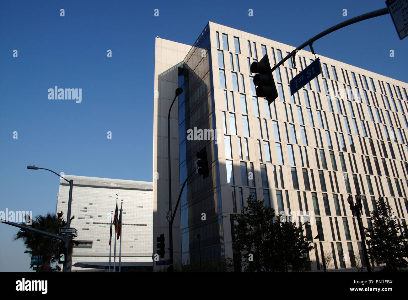 Los Angeles Polizei-Abteilung zentrale Gebäude Stockfoto
