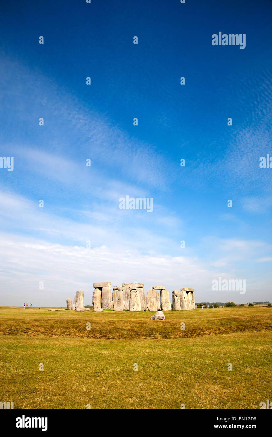 Stonehenge, UNESCO Welt Kulturerbe Website, England, Großbritannien Stockfoto