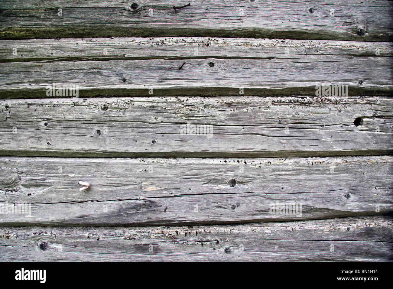 Zaun verwitterte Holz Hintergrund Stockfoto