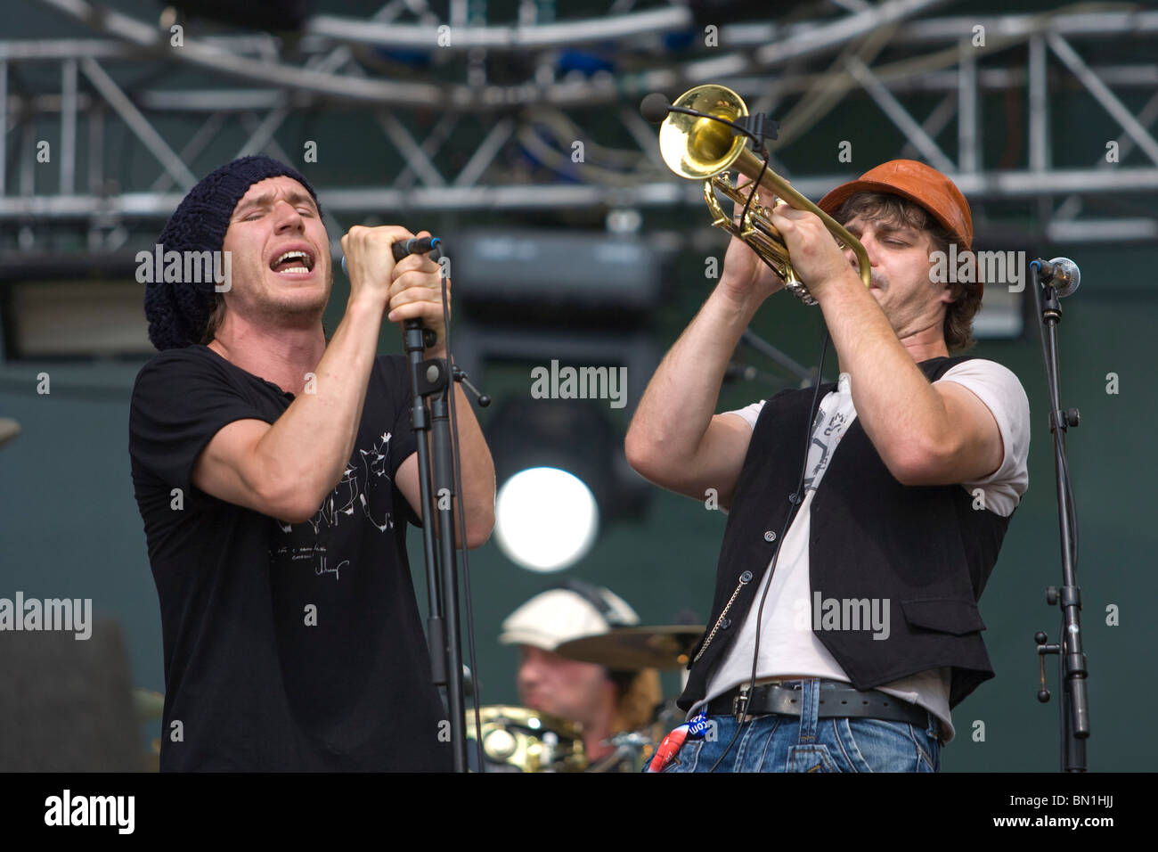 Internationales Festival der Rock-Musik "Schöpfung des Friedens" Stockfoto