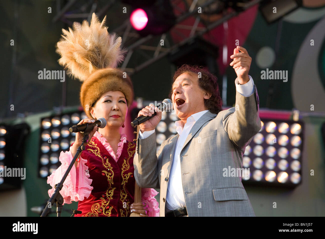 Internationales Festival der Rock-Musik "Schöpfung des Friedens" Stockfoto