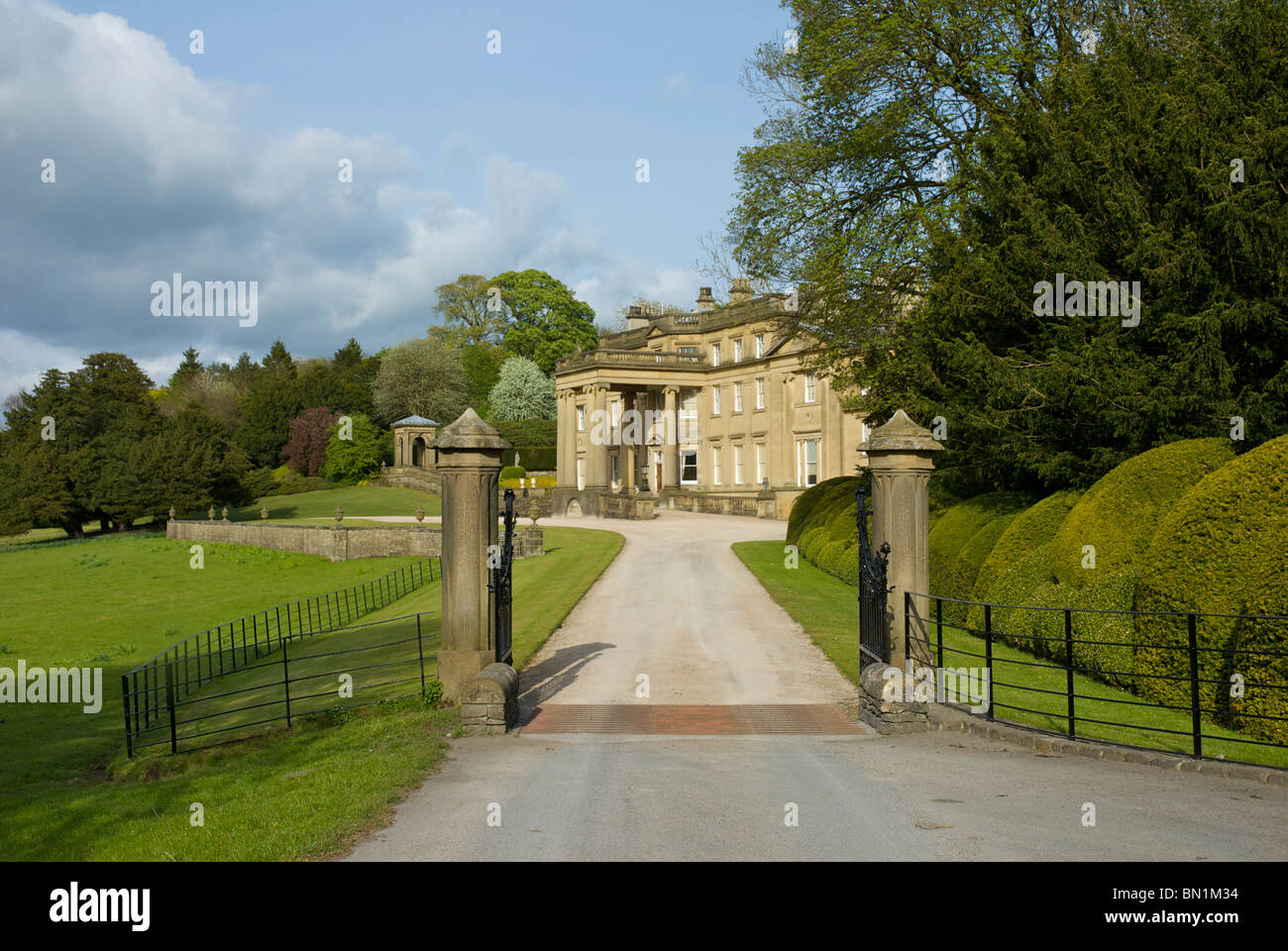 Broughton Halle, in der Nähe von Skipton, North Yorkshire, England UK Stockfoto