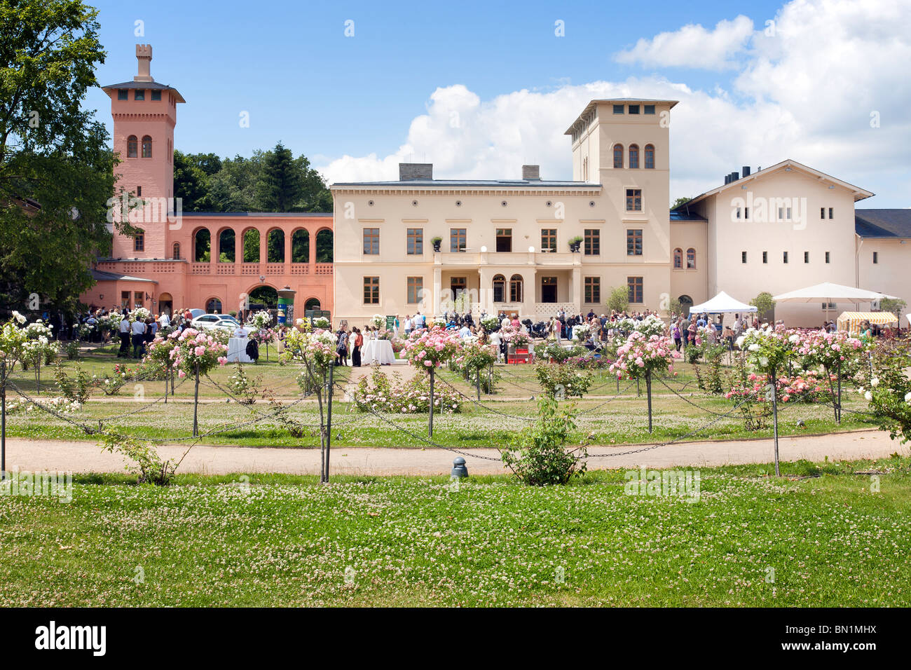 Krongut Bornstedt, Potsdam, Brandenburg, Deutschland Stockfotografie