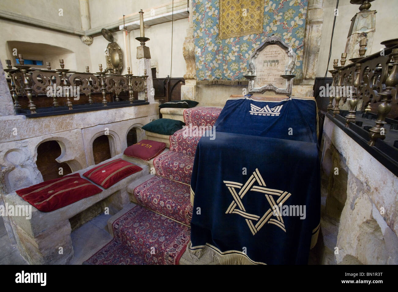 Altneu-Synagoge, Prag Stockfoto