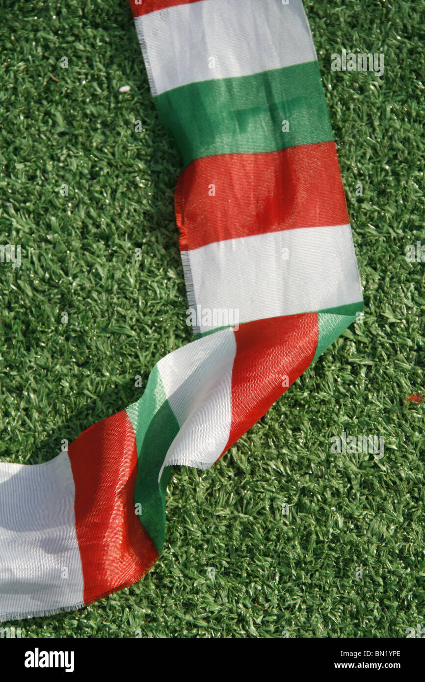 italienische Fans Band an Italien V Slowakei im Welt Cup Fan Fest Village in Rom, Italien 2010 Stockfoto