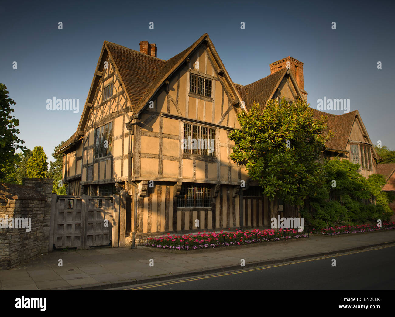 STRATFORD-UPON-AVON, HALLS CROFT, DER HEIMAT VON SHAKESPEARES TOCHTER SUSANNA Stockfoto