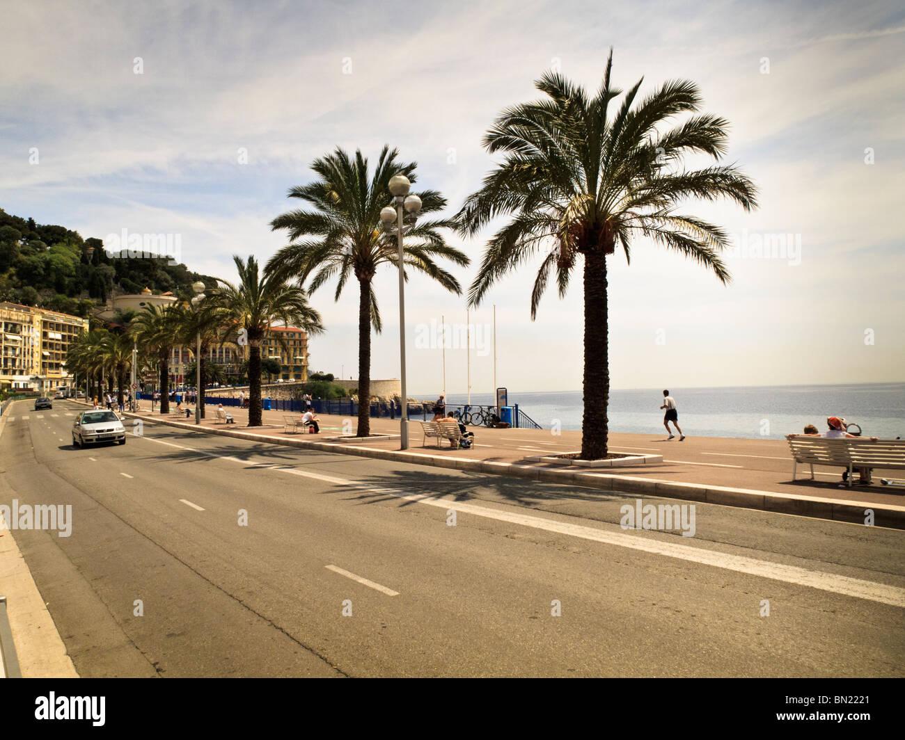 Quai Etats Unis, Nizza, Cote d Azur, Frankreich Stockfoto