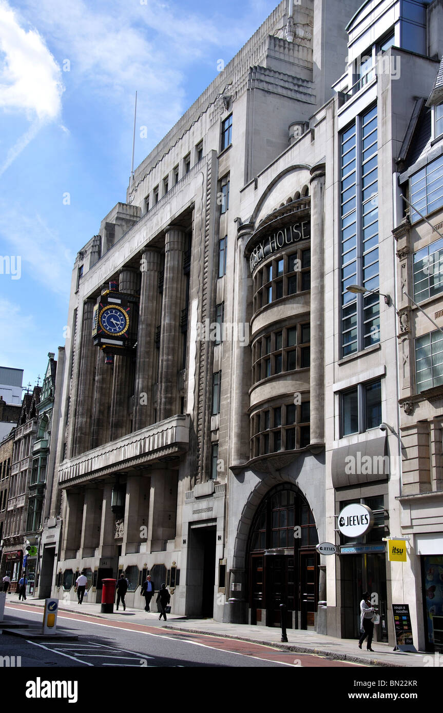 Büro Gebäude, Fleet Street, City of London, London, England, Vereinigtes Königreich Stockfoto