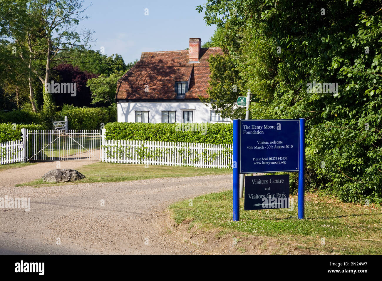 Hoglands, ehemalige Heimat von Henry und Irina Moore. Stockfoto