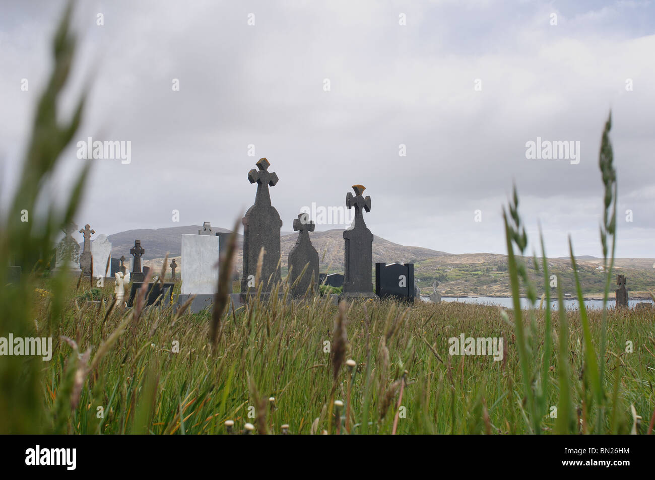 Irische Friedhof - Johannes Gollop Stockfoto