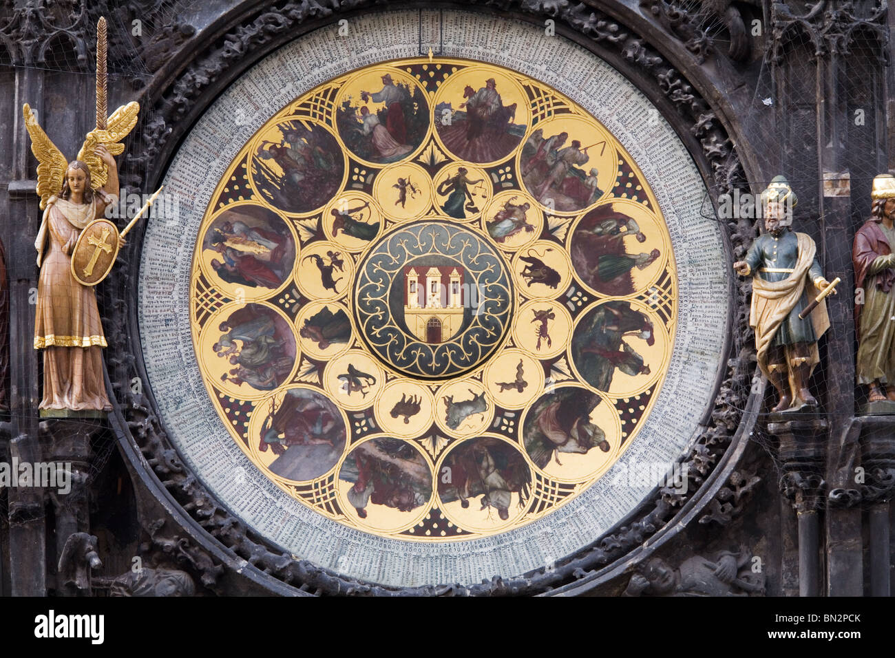Die Prager astronomische Uhr in der Altstadt Stockfoto