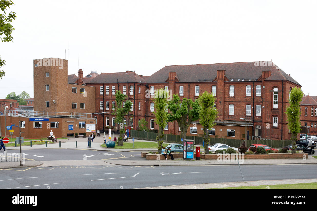 Exterieur des Selly Oak NHS Hospital in Birmingham UK. Stockfoto