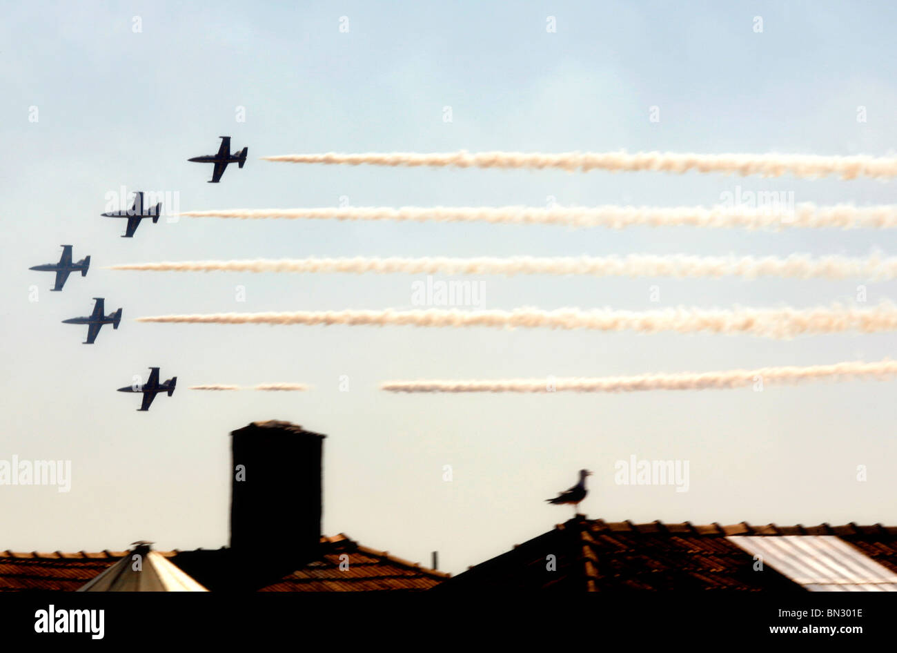 Oporto Antenne festival Stockfoto