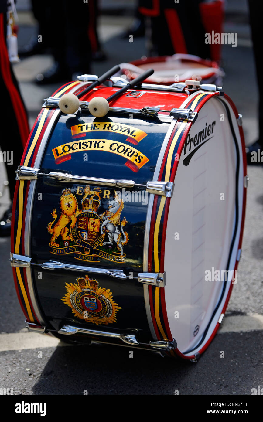 Die Royal Logistic Corps auf der Parade. Stockfoto
