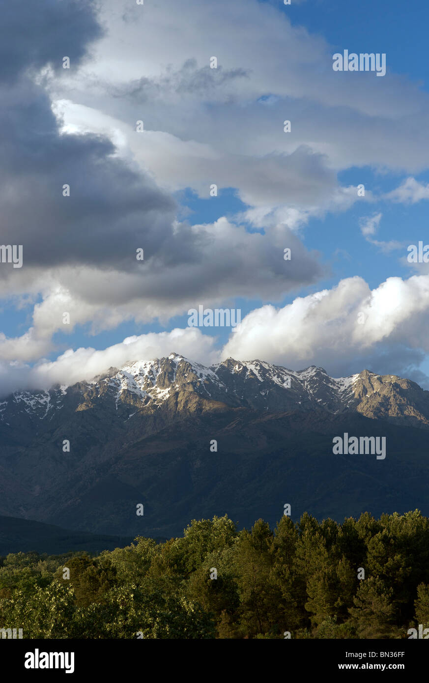 Sierra de Gredos, La Vera, Extremadura, Spanien Stockfoto